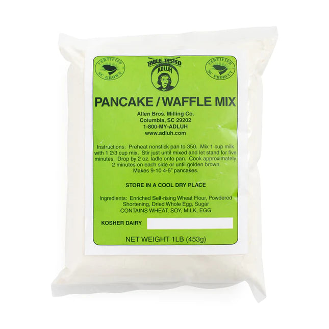 Adluh Pancake / Waffle Mix 1 lb Bag Experience Columbia SC
