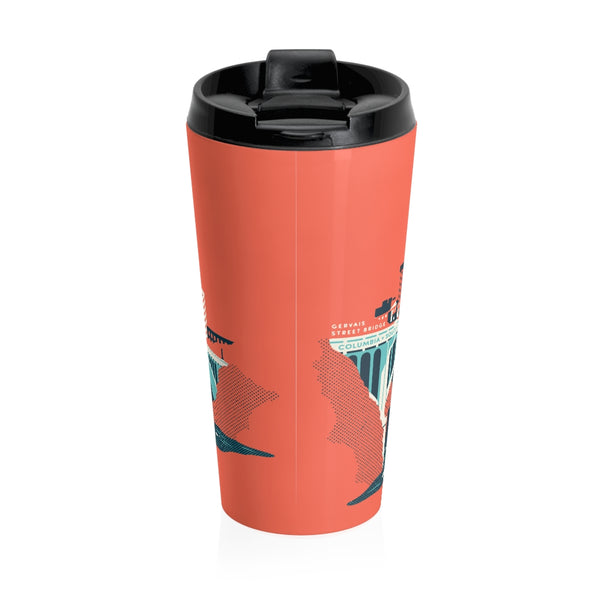 Landmark Series Stainless Steel Travel Mug - Gervais Street Bridge