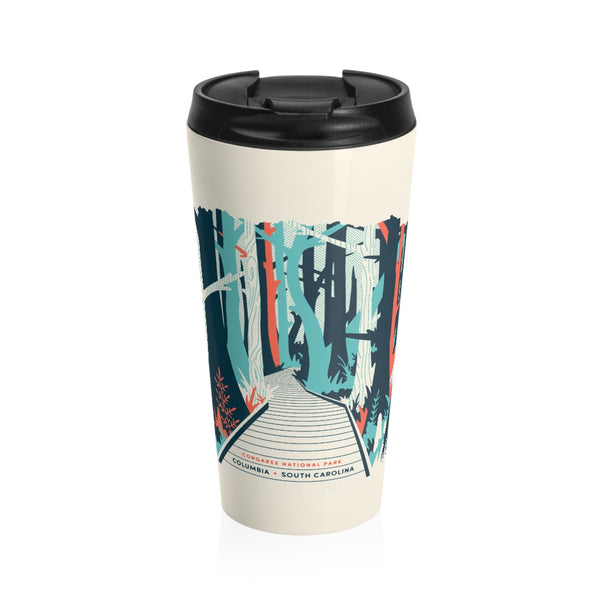 Landmark Series Stainless Steel Travel Mug - Congaree National Park