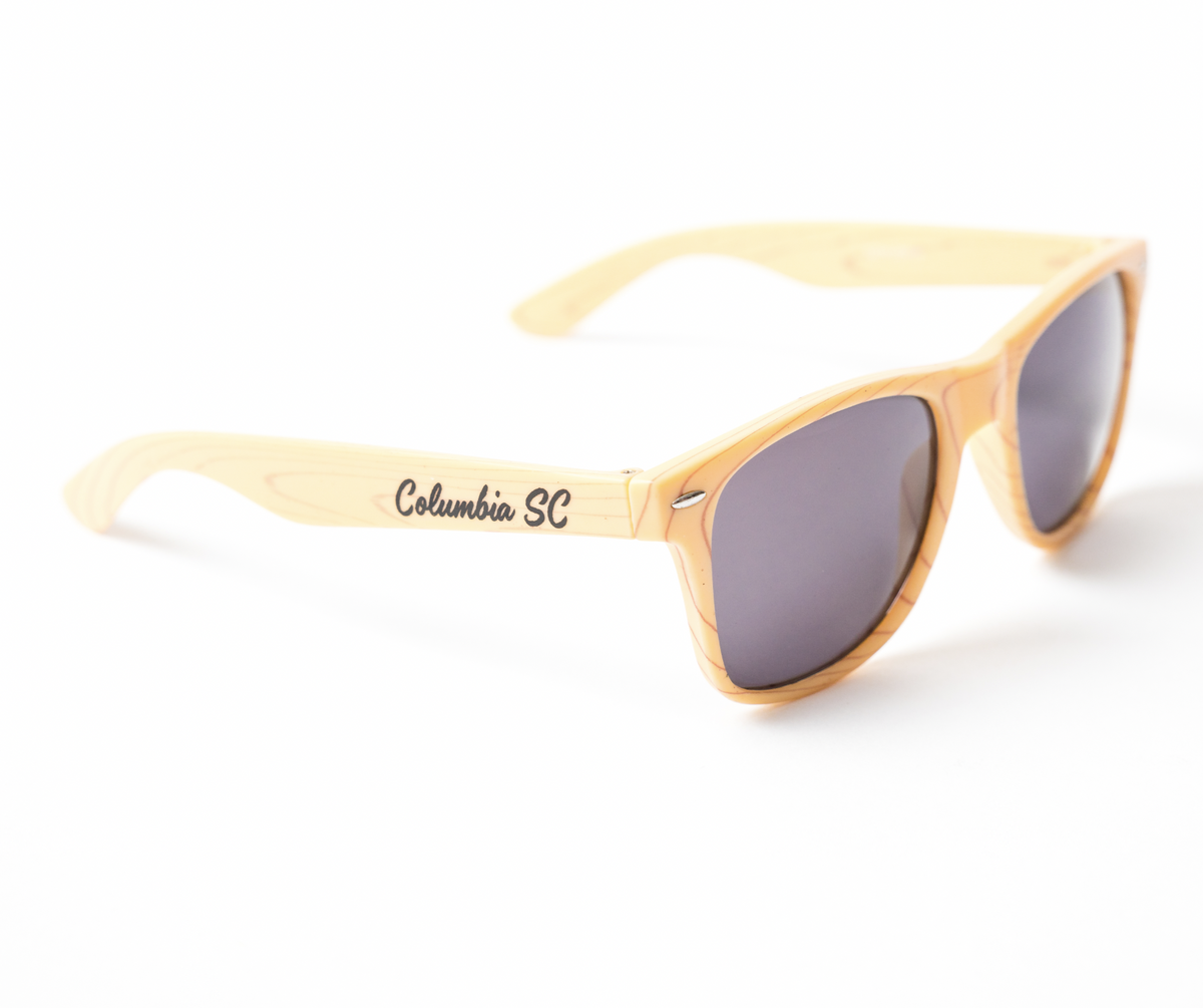 Columbia SC Wood Grain Sunglasses Experience Columbia SC