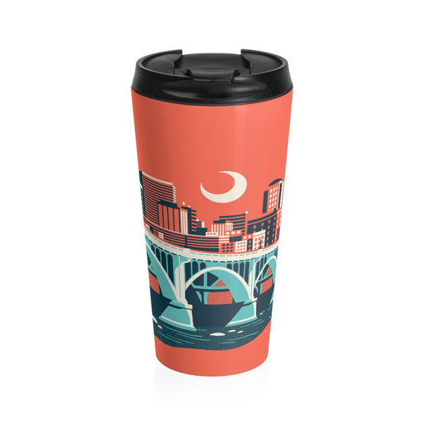 Landmark Series Stainless Steel Travel Mug - Gervais Street Bridge