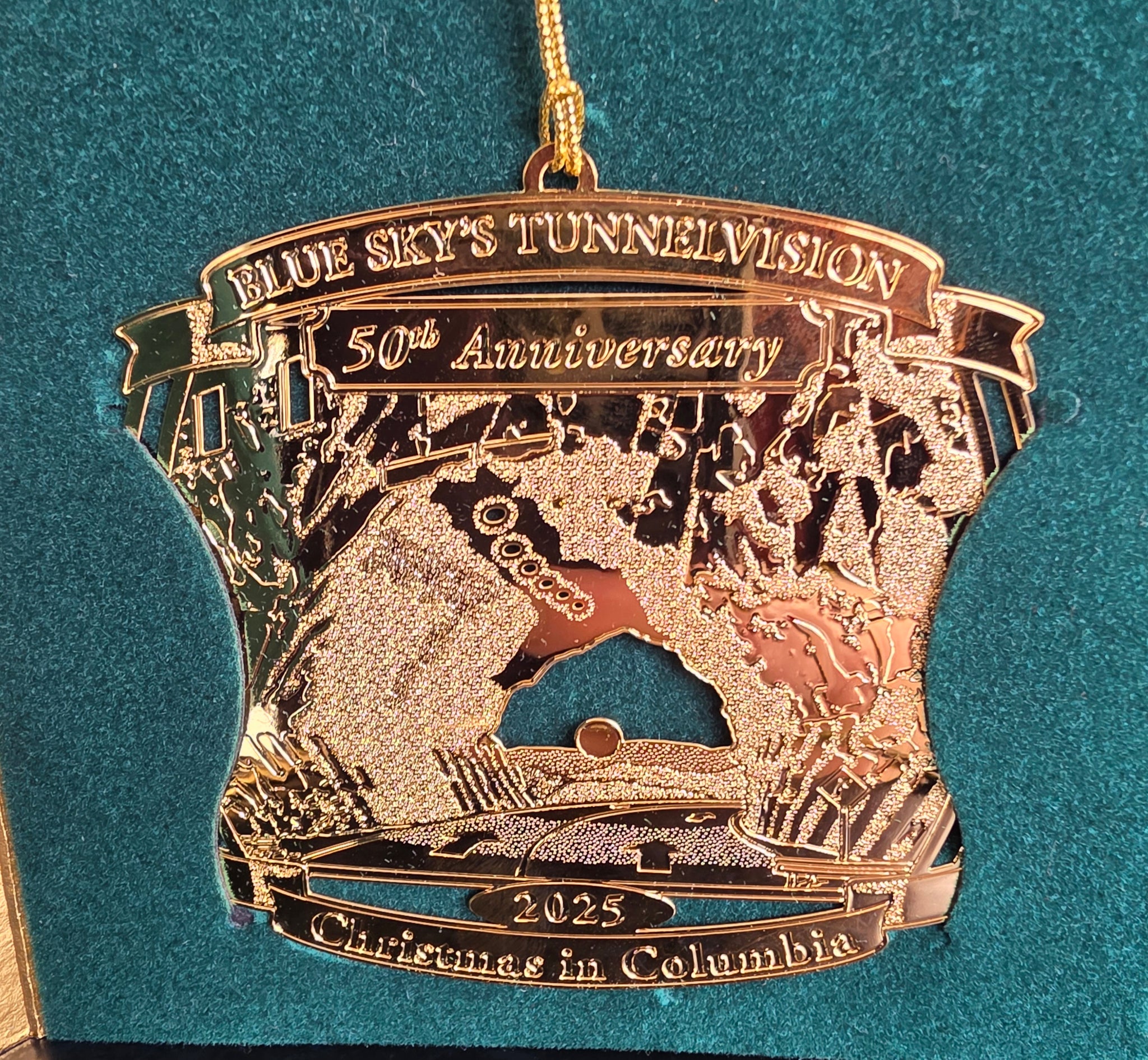 2025 Babcock Ornament - Blue Sky's Tunnelvision