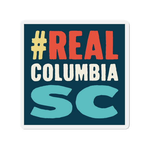 #RealColumbiaSC Die-Cut Magnets