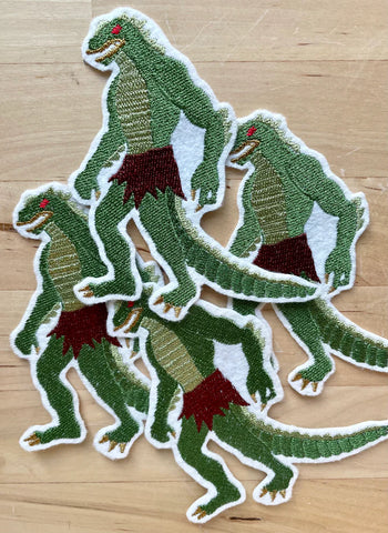 Lizard Man Patch by Southern Fried Stitching