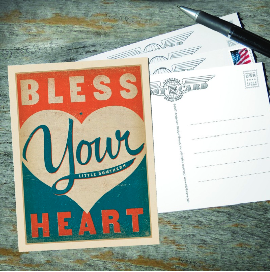 Bless Your Heart Postcard